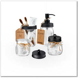 Mason Jar Bathroom Lotion Soap Dispenser