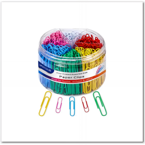 Paper Clips Colorful, Medium And Jumbo Size