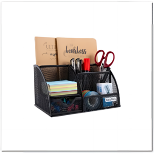 Desk Organizer Caddy With 6 Compartments