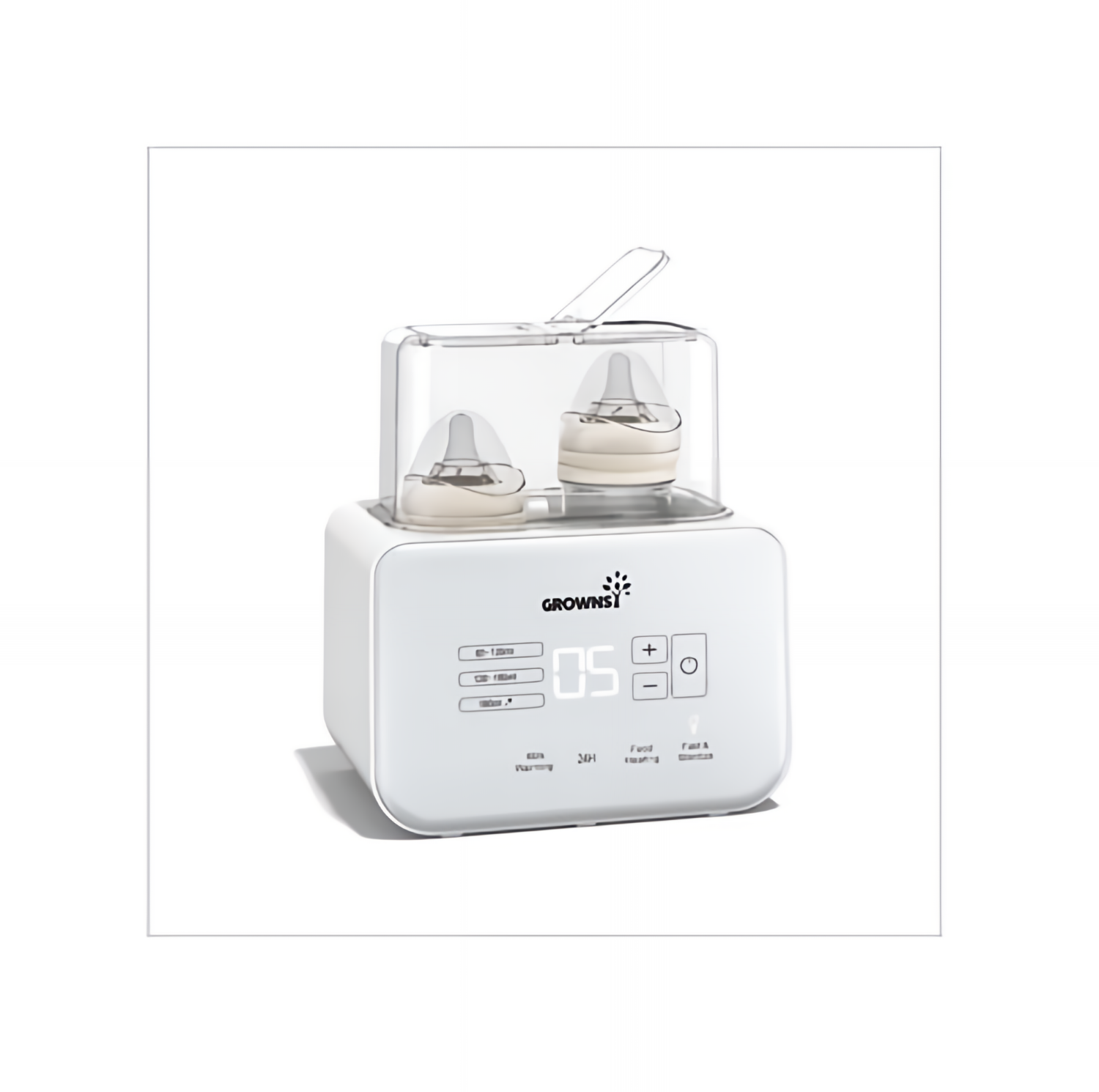 Baby Bottle Warmer, Grownsy 8-in-1 Fast Milk Warmer with